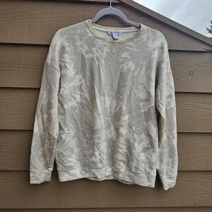 Athleta Women's Beige Tie-Dye Sweatshirt Sz S